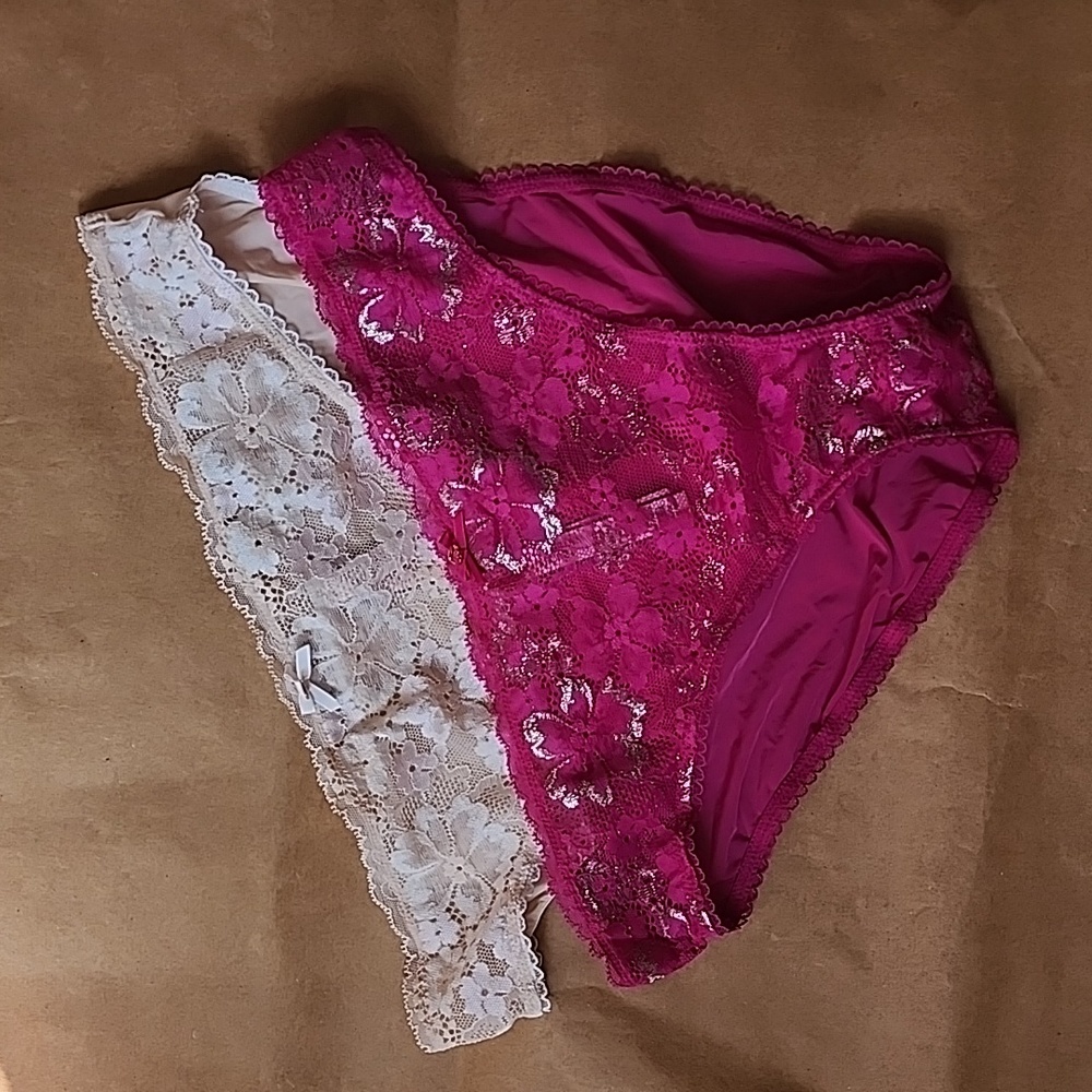 2 Victoria's Secret lace bikini large